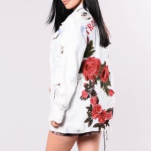 Fashion Nova Light Wash Denim Jacket